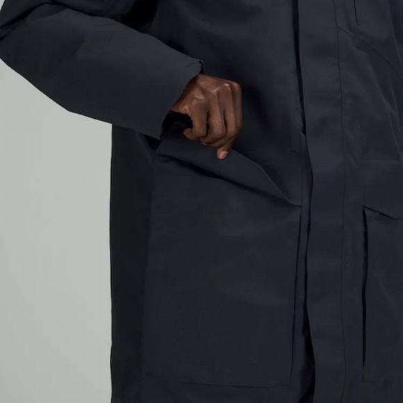 Lululemon Cold City Parka Navy Blue XL - Picture 4 of 5